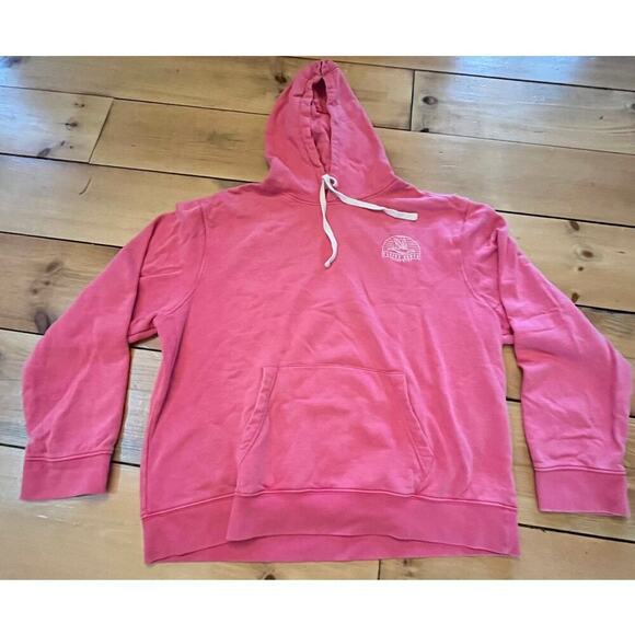 Crown & Ivy women's pink pullover hoodie. Flying South. Drawstring. Size 2XL - Picture 1 of 9